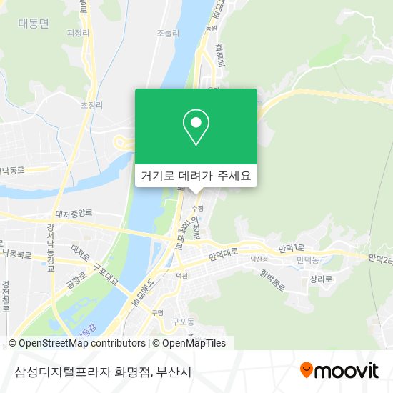 삼성디지털프라자 화명점 지도