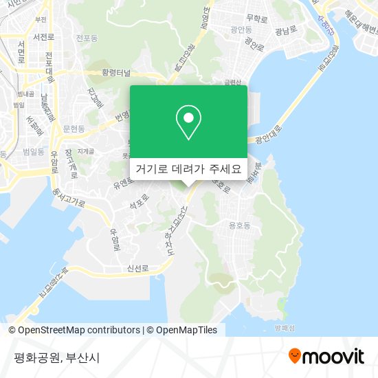 평화공원 지도