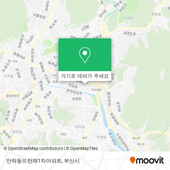 안락동뜨란채1차아파트 지도