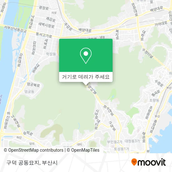구덕 공동묘지 지도