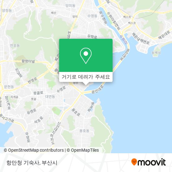 항만청 기숙사 지도