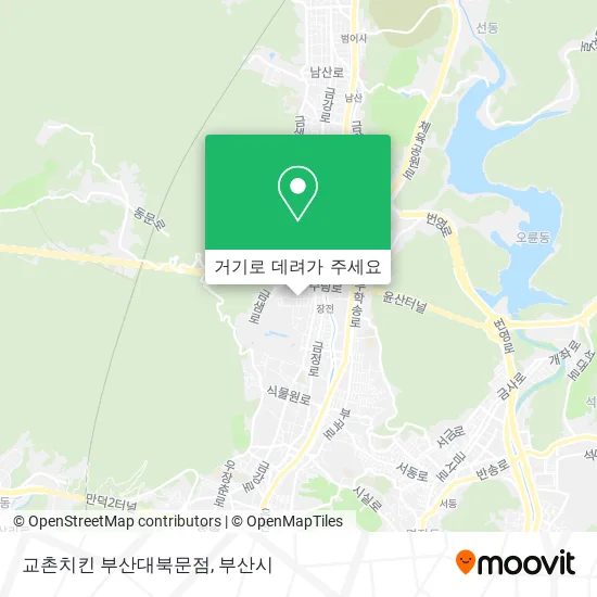 교촌치킨 부산대북문점 지도