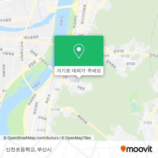 신천초등학교 지도