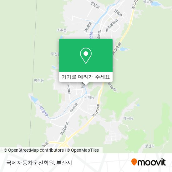 국제자동차운전학원 지도