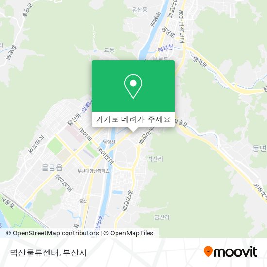 벽산물류센터 지도