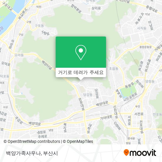 백양가족사우나 지도