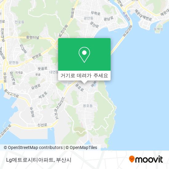 Lg메트로시티아파트 지도