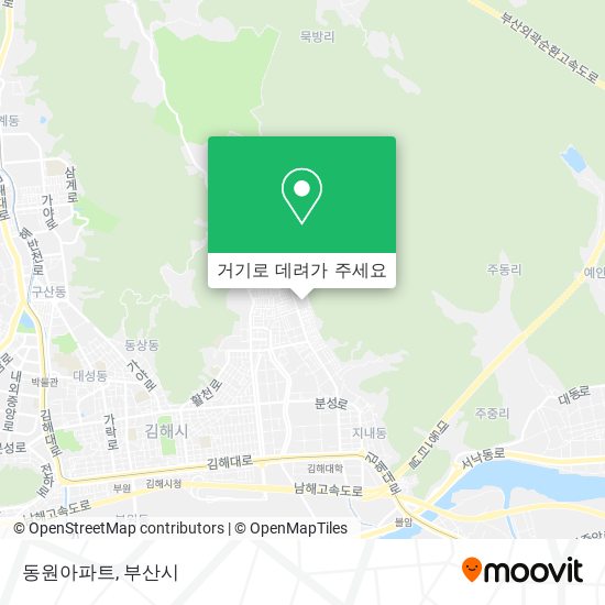 동원아파트 지도
