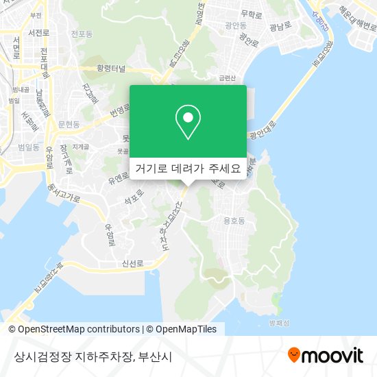 상시검정장 지하주차장 지도