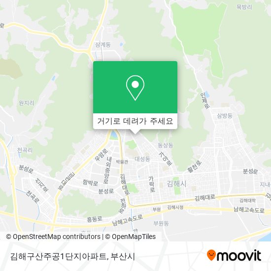 김해구산주공1단지아파트 지도