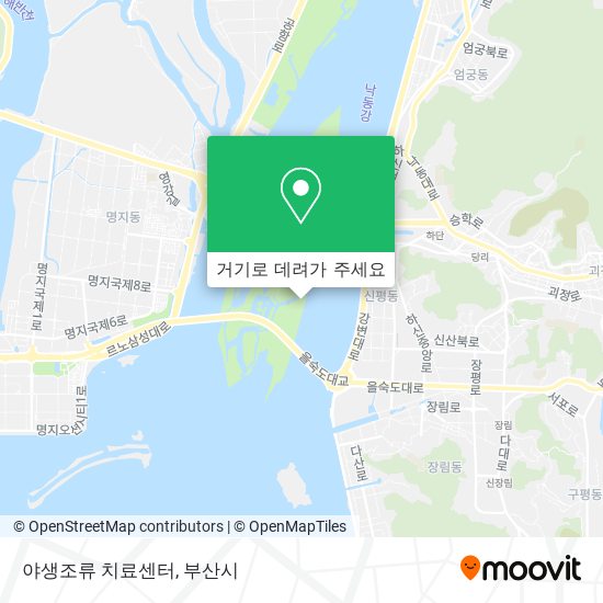 야생조류 치료센터 지도
