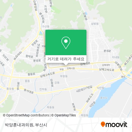 박양훈내과의원 지도