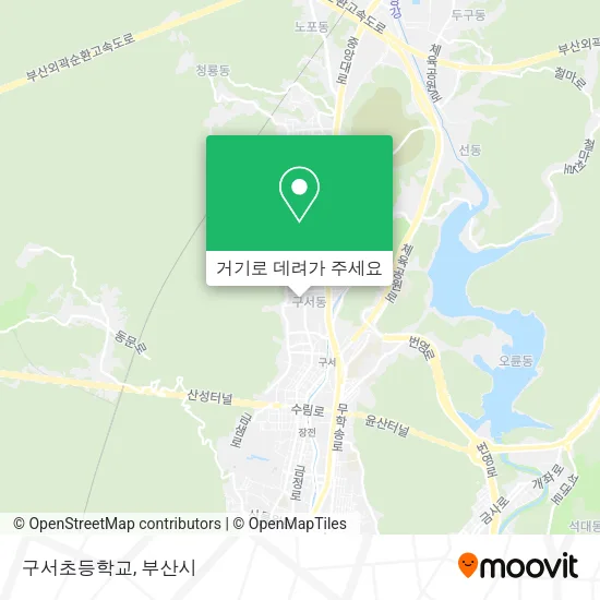 구서초등학교 지도