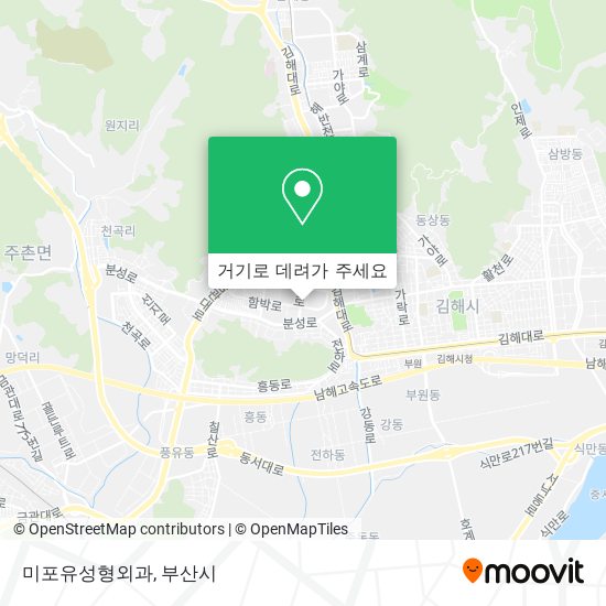 미포유성형외과 지도