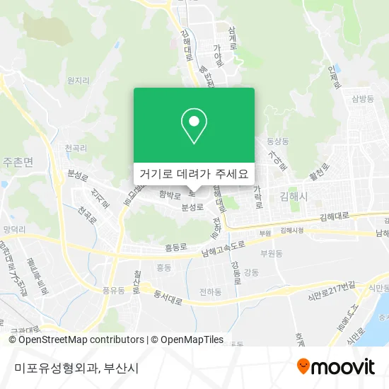 미포유성형외과 지도