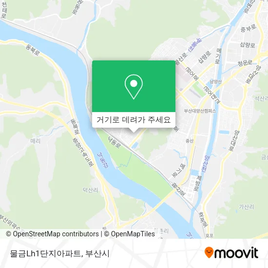 물금Lh1단지아파트 지도