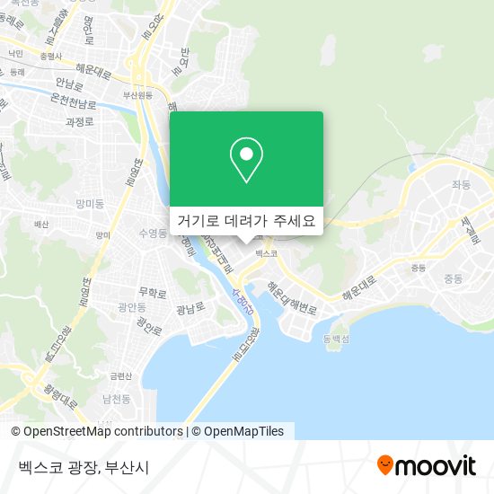 벡스코 광장 지도