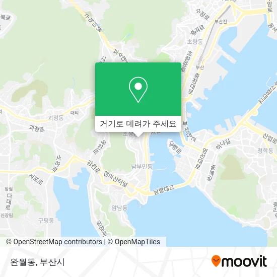 완월동 지도