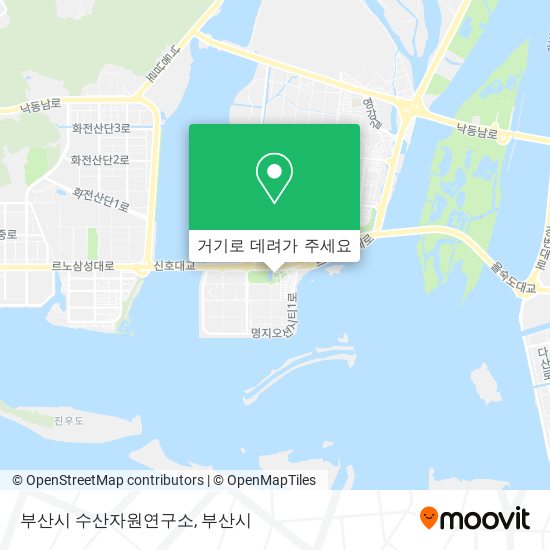 부산시 수산자원연구소 지도