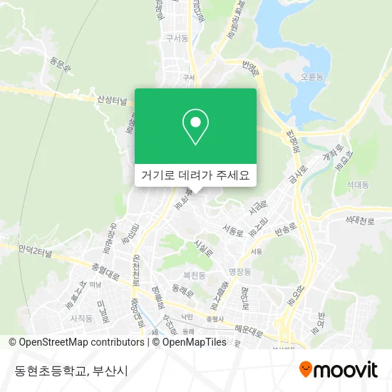 동현초등학교 지도