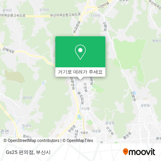 Gs25 편의점 지도