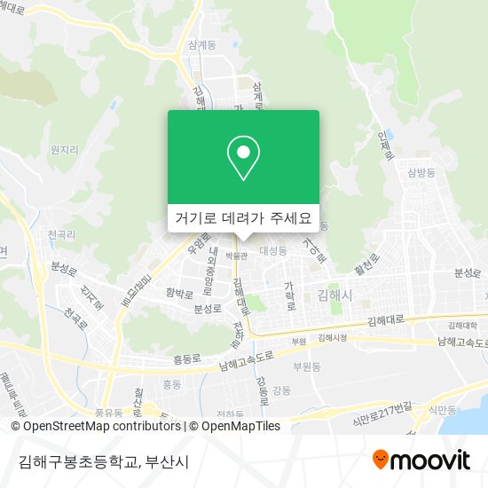 김해구봉초등학교 지도