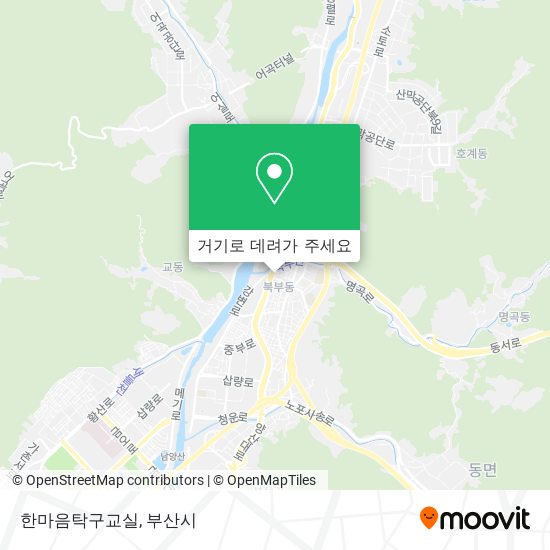 한마음탁구교실 지도