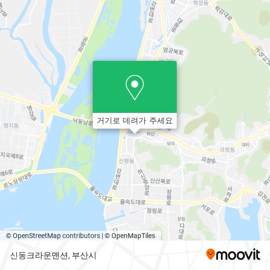 신동크라운맨션 지도