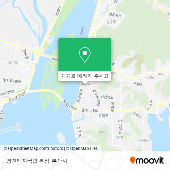 영진돼지국밥  본점 지도
