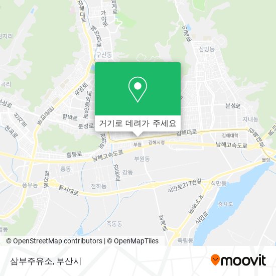 삼부주유소 지도