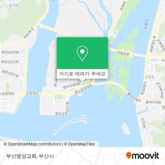 부산명성교회 지도