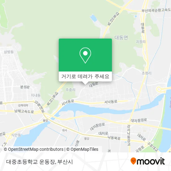 대중초등학교 운동장 지도