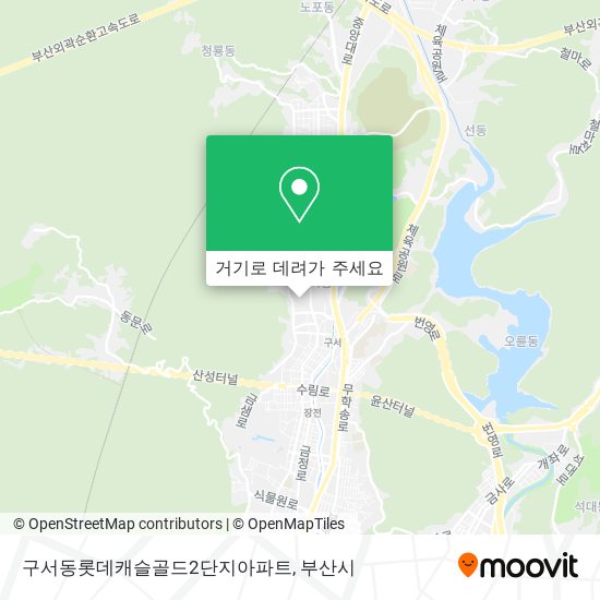 구서동롯데캐슬골드2단지아파트 지도