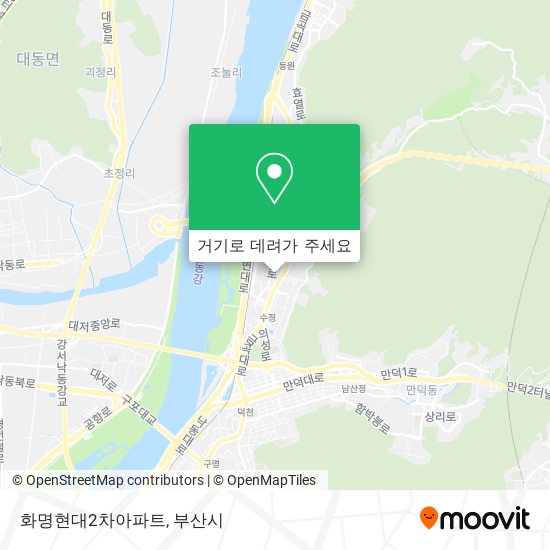 화명현대2차아파트 지도