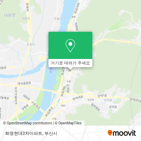 화명현대2차아파트 지도