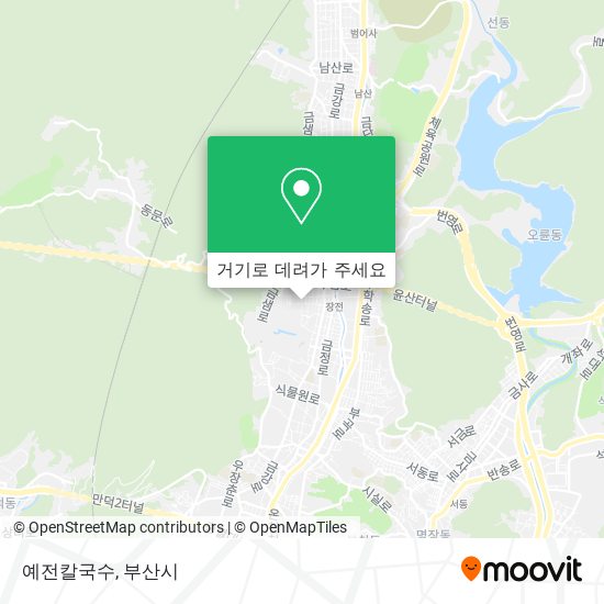 예전칼국수 지도