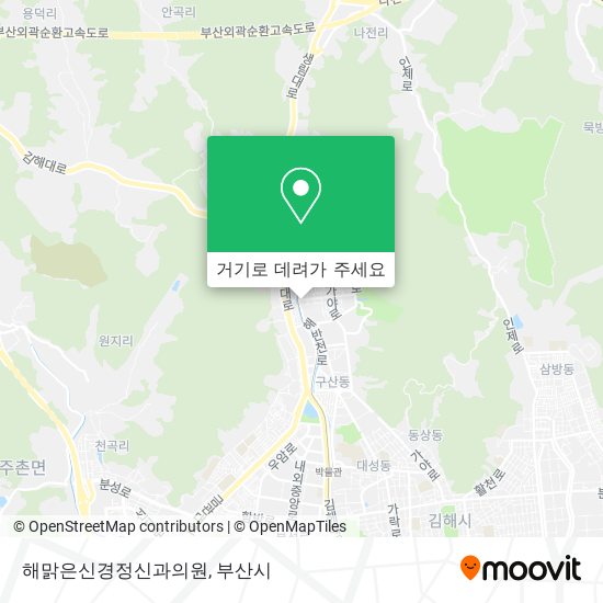 해맑은신경정신과의원 지도