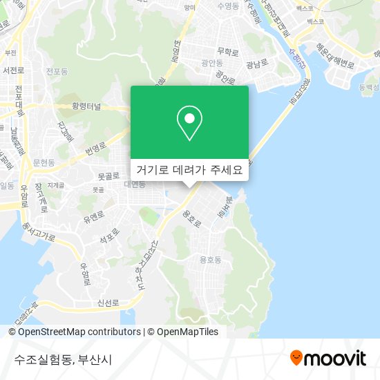 수조실험동 지도