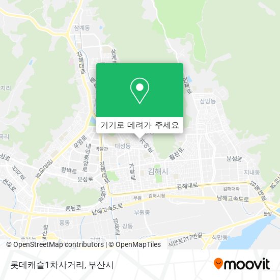 롯데캐슬1차사거리 지도
