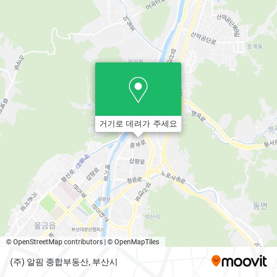(주) 알핌 종합부동산 지도