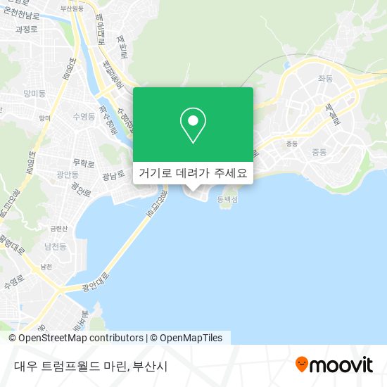대우 트럼프월드 마린 지도