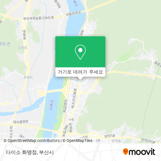 다이소 화명점 지도