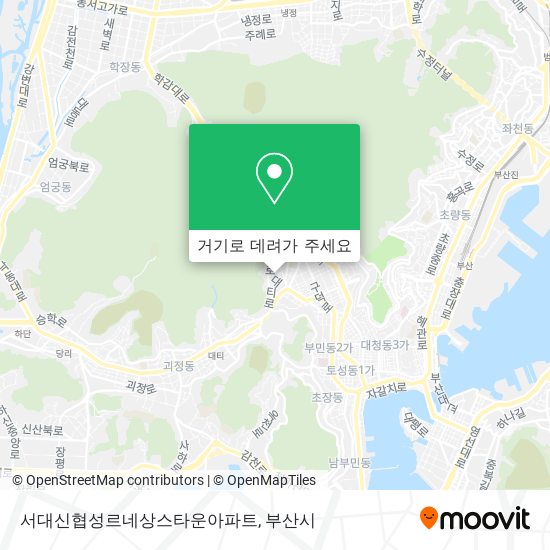 서대신협성르네상스타운아파트 지도