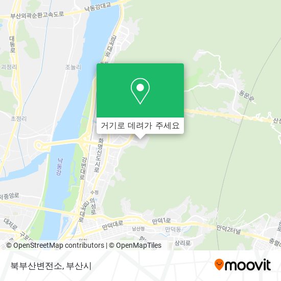 북부산변전소 지도