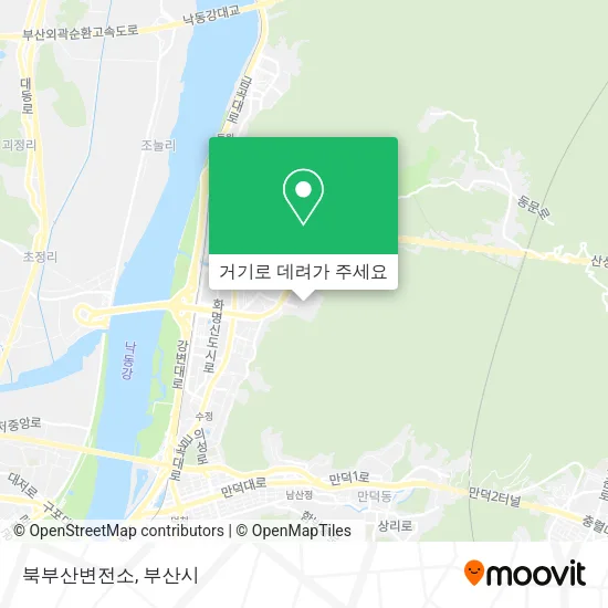 북부산변전소 지도