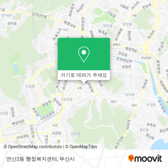 연산2동 행정복지센터 지도