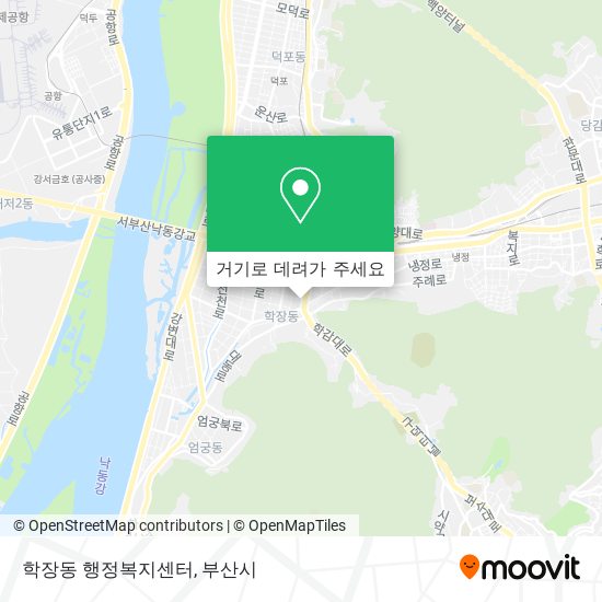 학장동 행정복지센터 지도