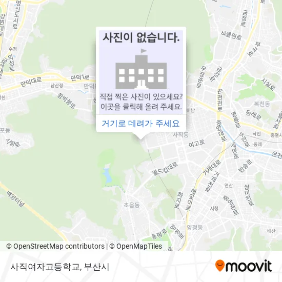 사직여자고등학교 지도