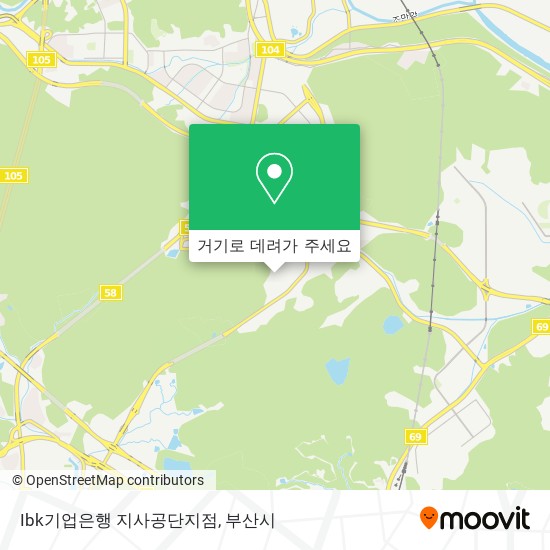 Ibk기업은행 지사공단지점 지도