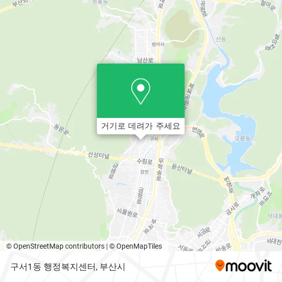 구서1동 행정복지센터 지도